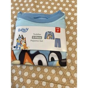 Blurry  Bluey &‎ Bingo 2 Piece Flannel Pajamas Size 2T